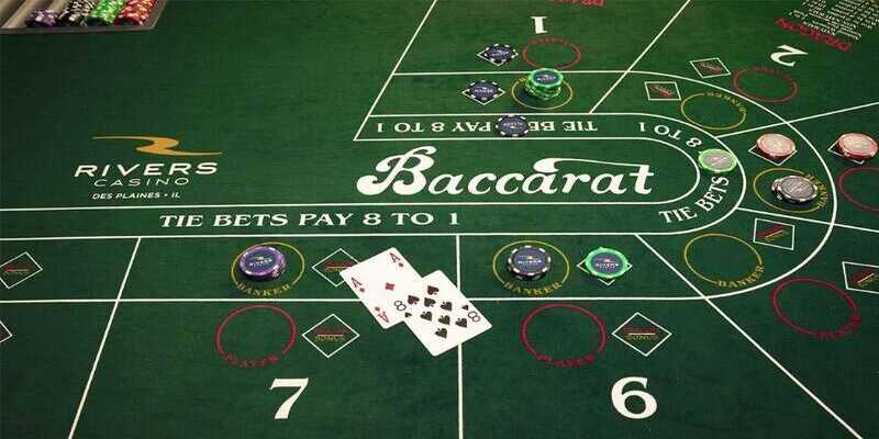 Ví dụ cách tính điểm Baccarat