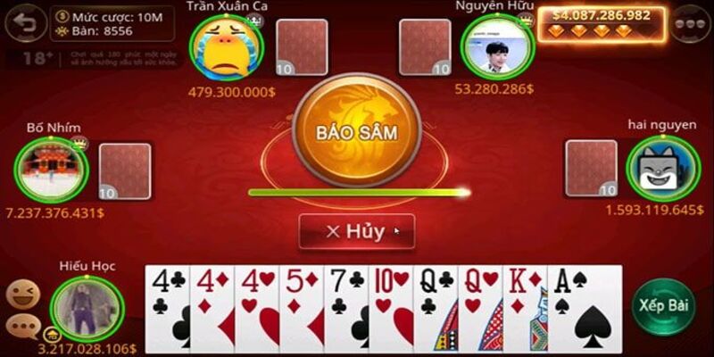 Một số bí kíp chơi game bài sâm thắng lớn